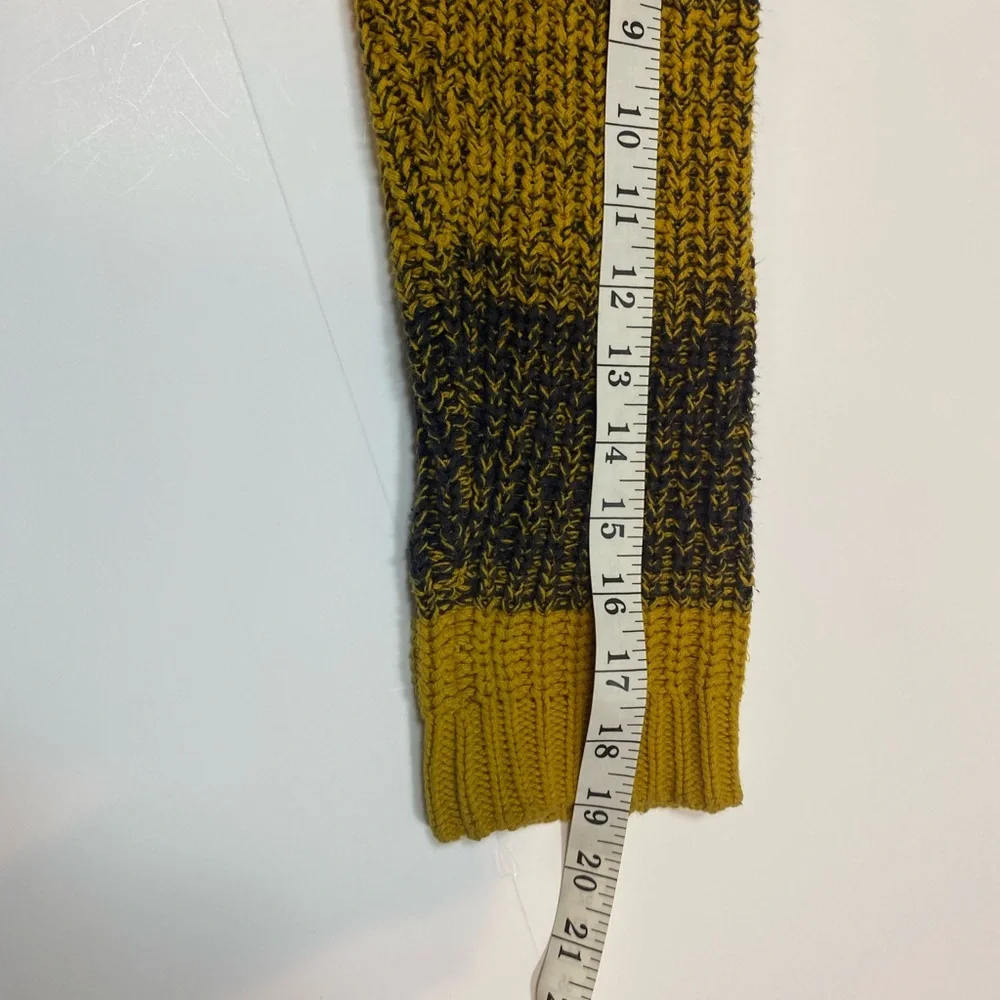 Urban Outfitters BDG Women’s Small Sweater Oversize Striped Black Yellow Highlow